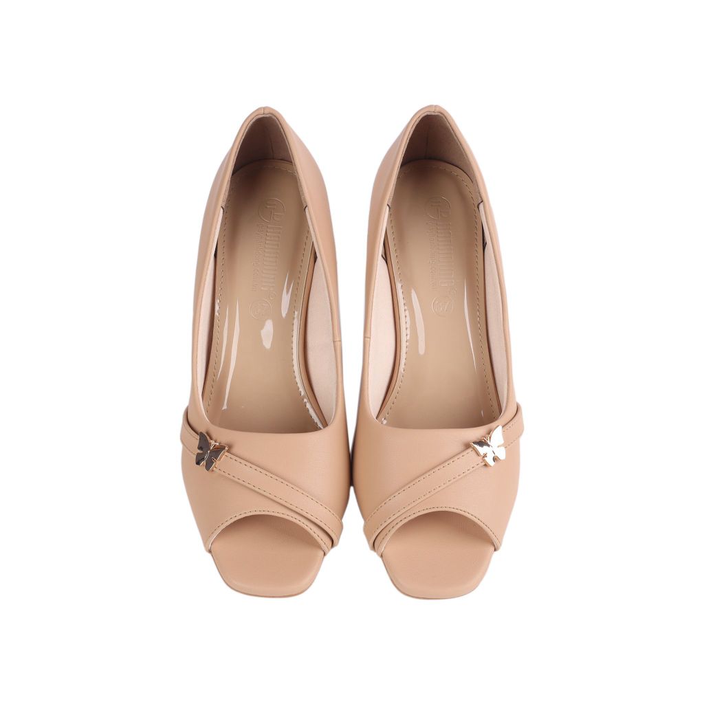 Giày Hở Mũi Hạnh Dung Dây Chéo Khóa Bướm HD04908AD