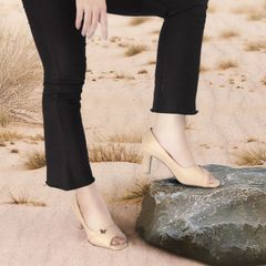 Giày Hở Mũi Hạnh Dung Dây Chéo Khóa Bướm HD04908AD