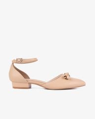 Giày Sandal Hạnh Dung Bít Mũi Nơ HD04949AD