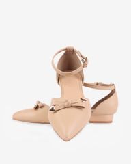 Giày Sandal Hạnh Dung Bít Mũi Nơ HD04949AD