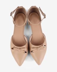 Giày Sandal Hạnh Dung Bít Mũi Nơ HD04949AD