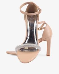 Sandal Cao Gót Hạnh Dung Bít Hậu Quai Mảnh HD0907AS
