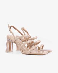 Sandal Cao Gót Hạnh Dung Quai Dây Gót Cách Điệu HD0913AS