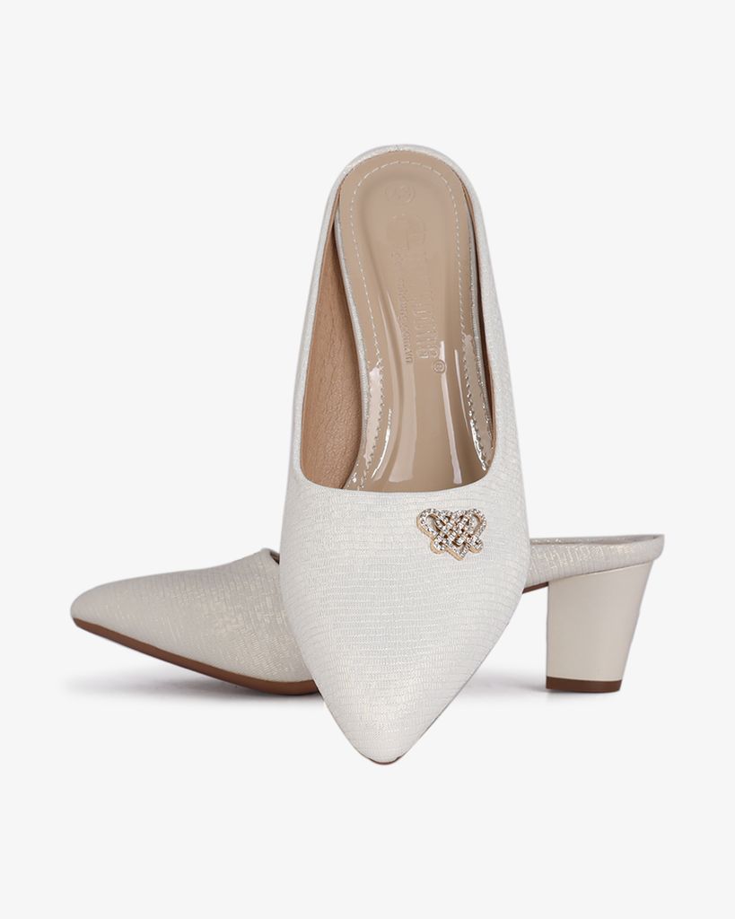 Dép Bít Mũi Hạnh Dung Ánh Nhũ HD0918AS