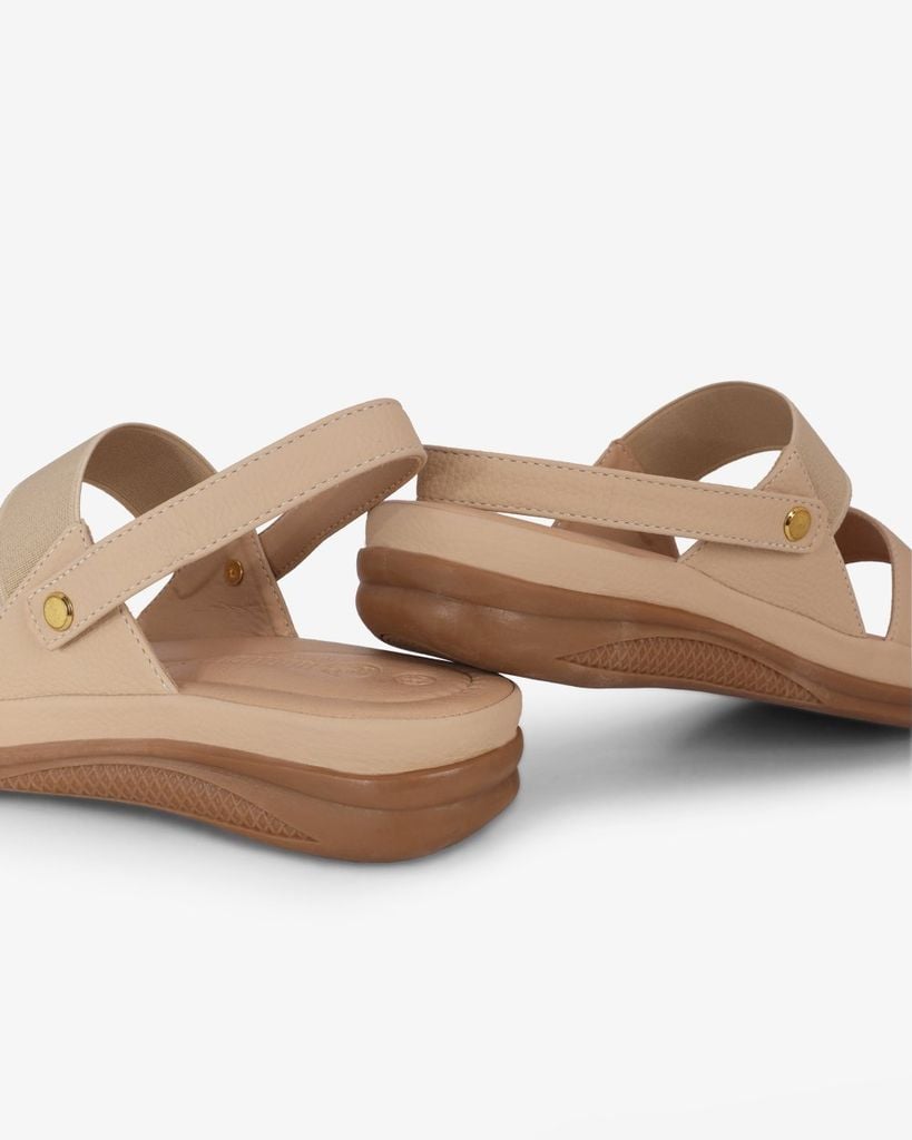Sandal Đế Xuồng Hạnh Dung Bản To Phối Thun HD0921AS