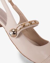 Giày Sandal Hạnh Dung Bít Mũi Khóa Xích HD0926AS