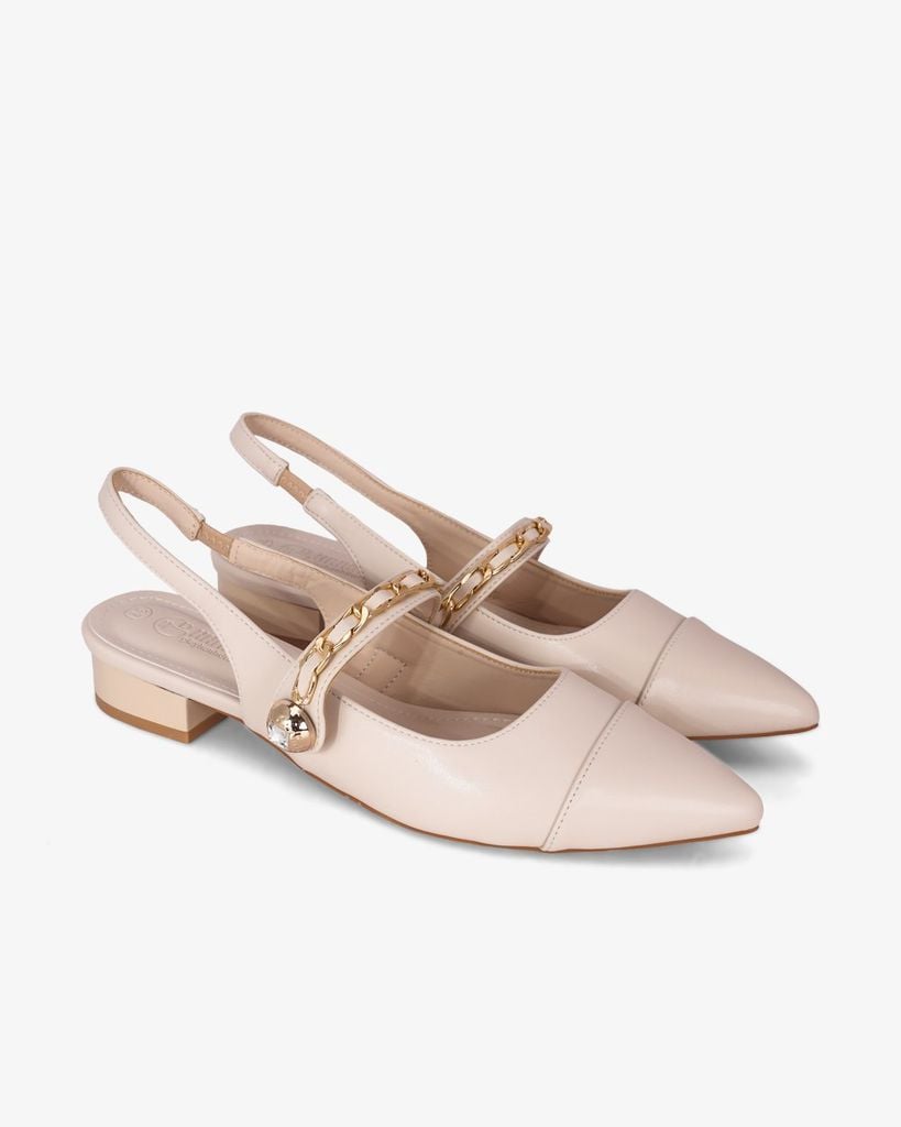 Giày Sandal Hạnh Dung Bít Mũi Khóa Xích HD0926AS