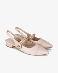Giày Sandal Hạnh Dung Bít Mũi Khóa Xích HD0926AS