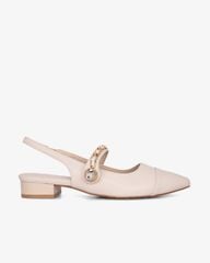 Giày Sandal Hạnh Dung Bít Mũi Khóa Xích HD0926AS