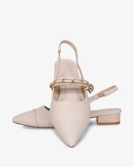 Giày Sandal Hạnh Dung Bít Mũi Khóa Xích HD0926AS