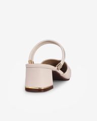Sandal Cao Gót Hạnh Dung Mũi Nhọn Trơn HD1073BN