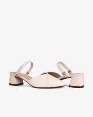 Sandal Cao Gót Hạnh Dung Mũi Nhọn Trơn HD1073BN