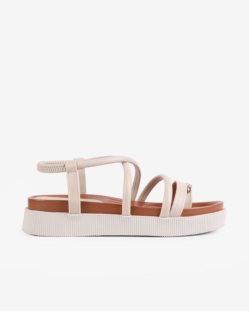 Sandal Xuồng Hạnh Dung Quai Đan Chéo Hậu Thun HD1106AV