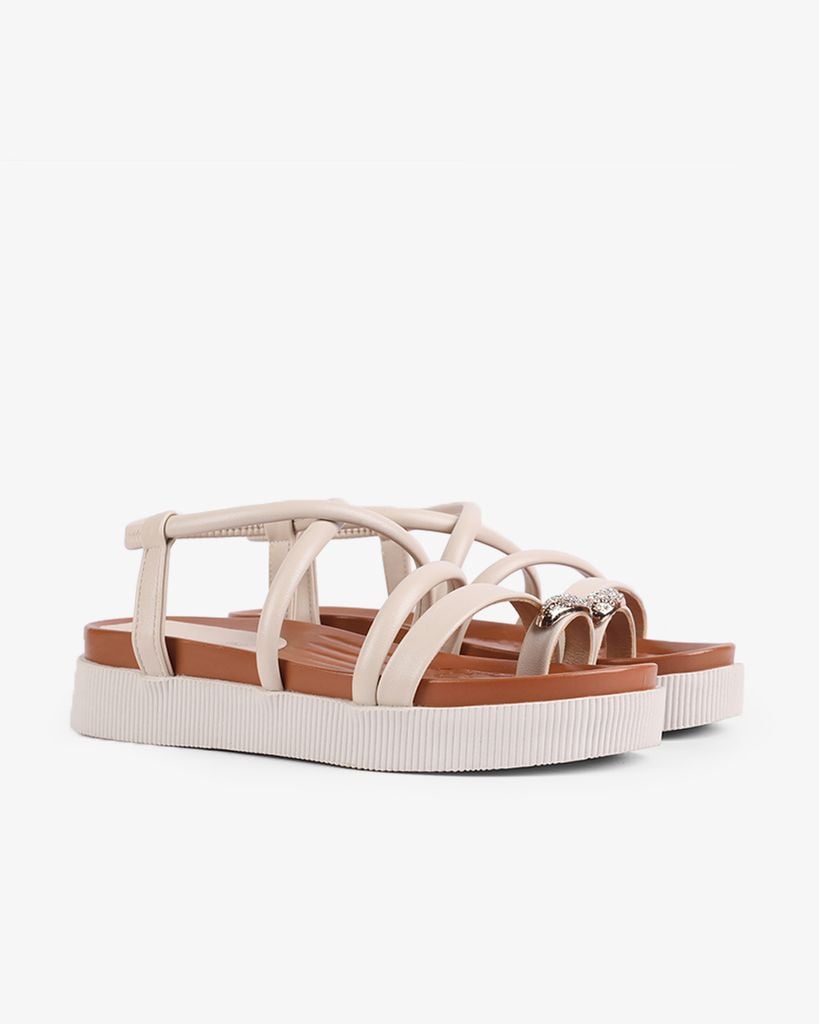 Sandal Xuồng Hạnh Dung Quai Đan Chéo Hậu Thun HD1106AV