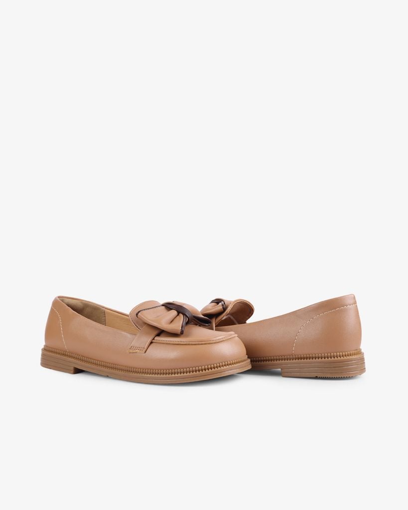 Giày Búp Bê Hạnh Dung Nơ Phối Thanh Lịch HD1108AV