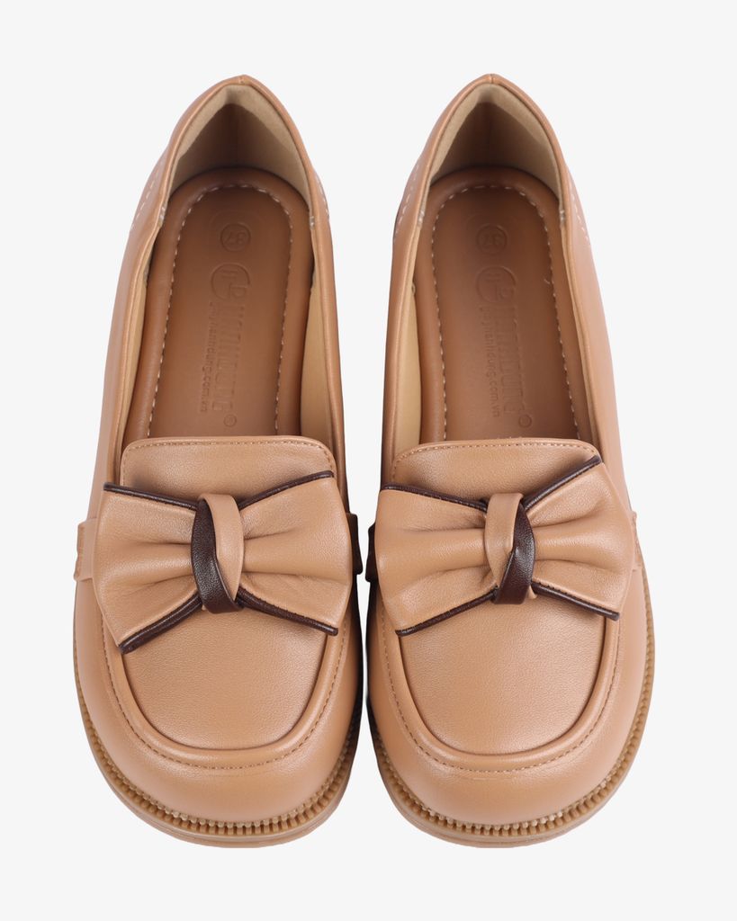 Giày Búp Bê Hạnh Dung Nơ Phối Thanh Lịch HD1108AV