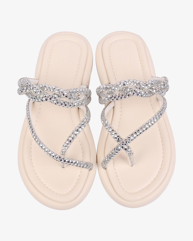 Dép Xẹp Hạnh Dung Xỏ Ngón Xoàn HD1121AV