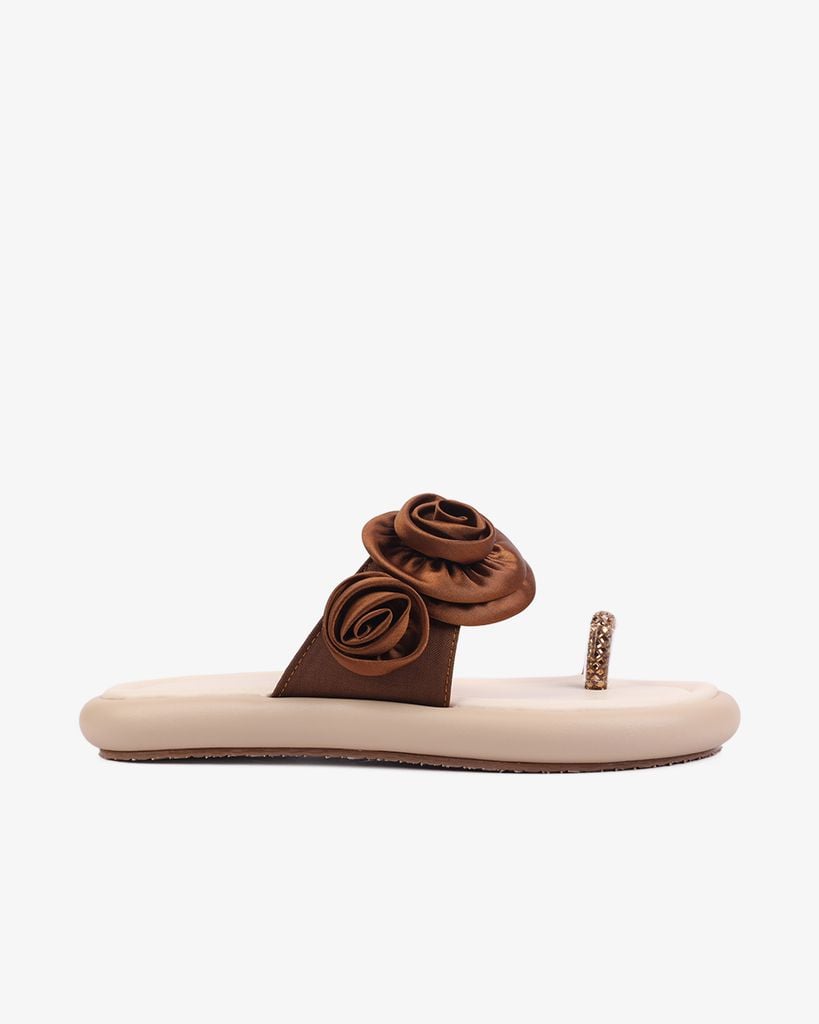 Dép Xẹp Hạnh Dung Xỏ Ngón Bông HD1122AV