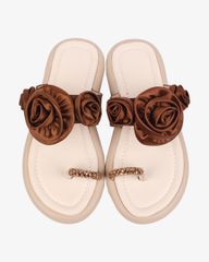 Dép Xẹp Hạnh Dung Xỏ Ngón Bông HD1122AV