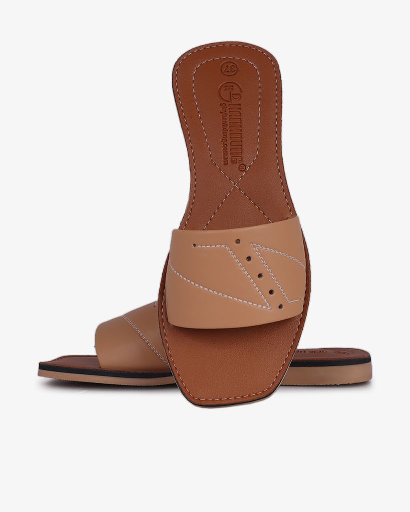 Dép Xẹp Hạnh Dung Quai Bản Cách Điệu HD1138AV