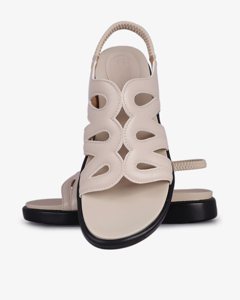 Sandal Xuồng Hạnh Dung Quai Khoét Hậu Thun HD1140AV