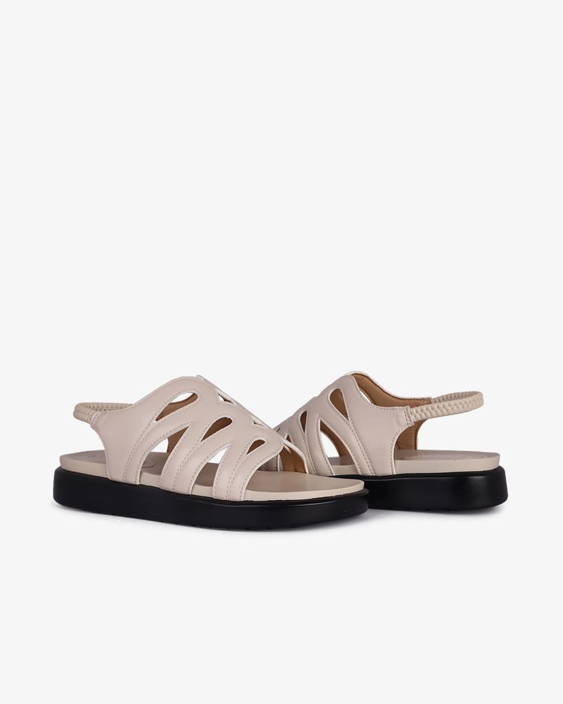 Sandal Xuồng Hạnh Dung Quai Khoét Hậu Thun HD1140AV