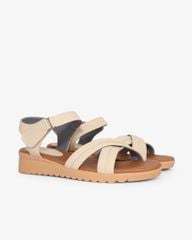 Sandal Đế Xuồng Hạnh Dung Quai Chéo Viền Chỉ HD1148AV