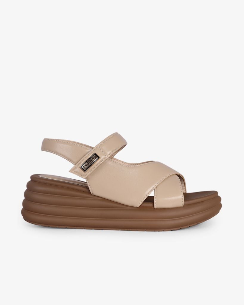 Sandal Đế Xuồng Hạnh Dung Quai Chéo Liền Hậu HD1149AV