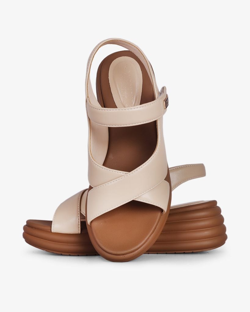 Sandal Đế Xuồng Hạnh Dung Quai Chéo Liền Hậu HD1149AV