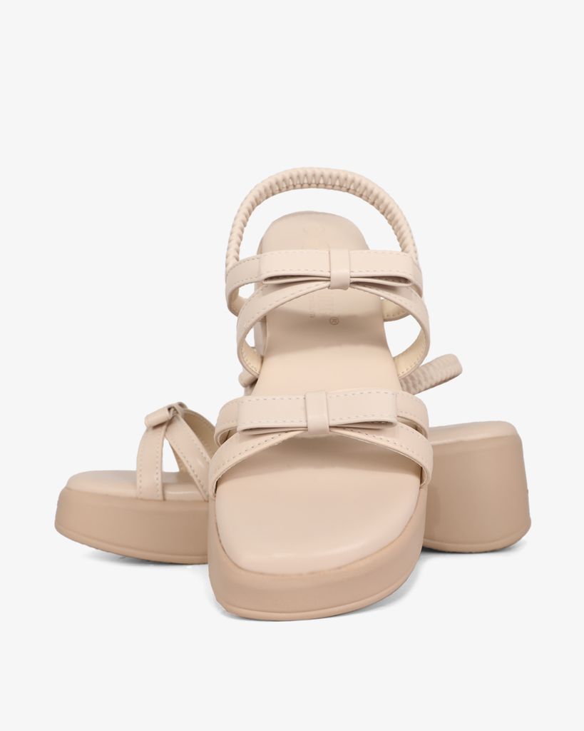 Sandal Đế Xuồng Hạnh Dung Quai Nơ Hậu Thun HD1159AV