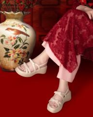 Sandal Đế Xuồng Hạnh Dung Quai Nơ Hậu Thun HD1159AV