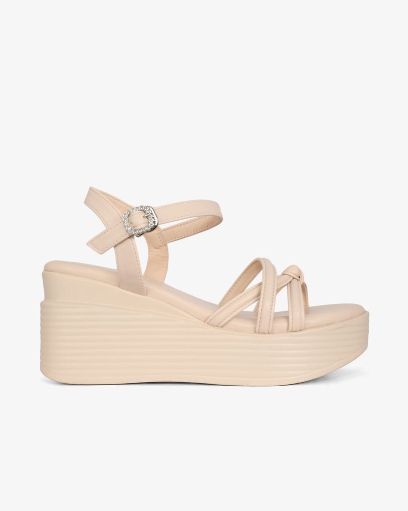 Sandal Đế Xuồng Hạnh Dung Quai Mảnh Chéo Rút HD1160AV