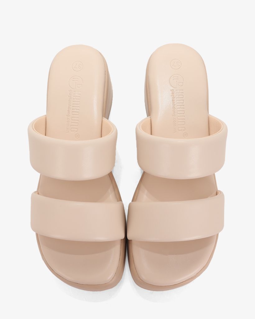 Dép Đế Xuồng Hạnh Dung Nhị Ngang Trơn HD1161AV