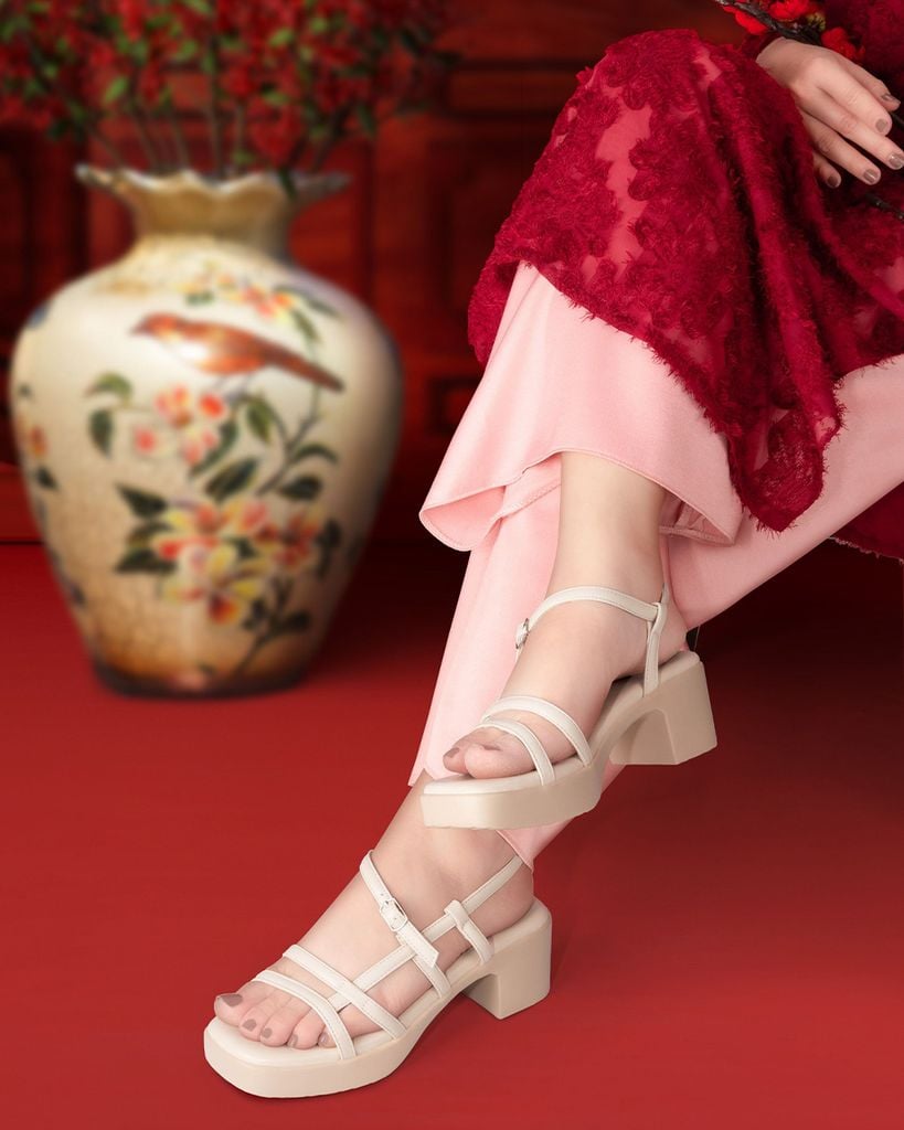 Sandal Cao Gót Hạnh Dung Quai Mảnh Nối Chân Hậu HD1162AV