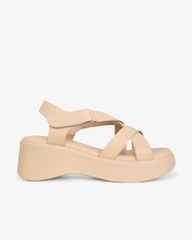 Sandal Đế Xuồng Hạnh Dung Quai Chéo Hậu Dán HD1163AV