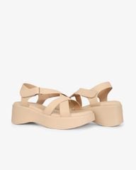 Sandal Đế Xuồng Hạnh Dung Quai Chéo Hậu Dán HD1163AV