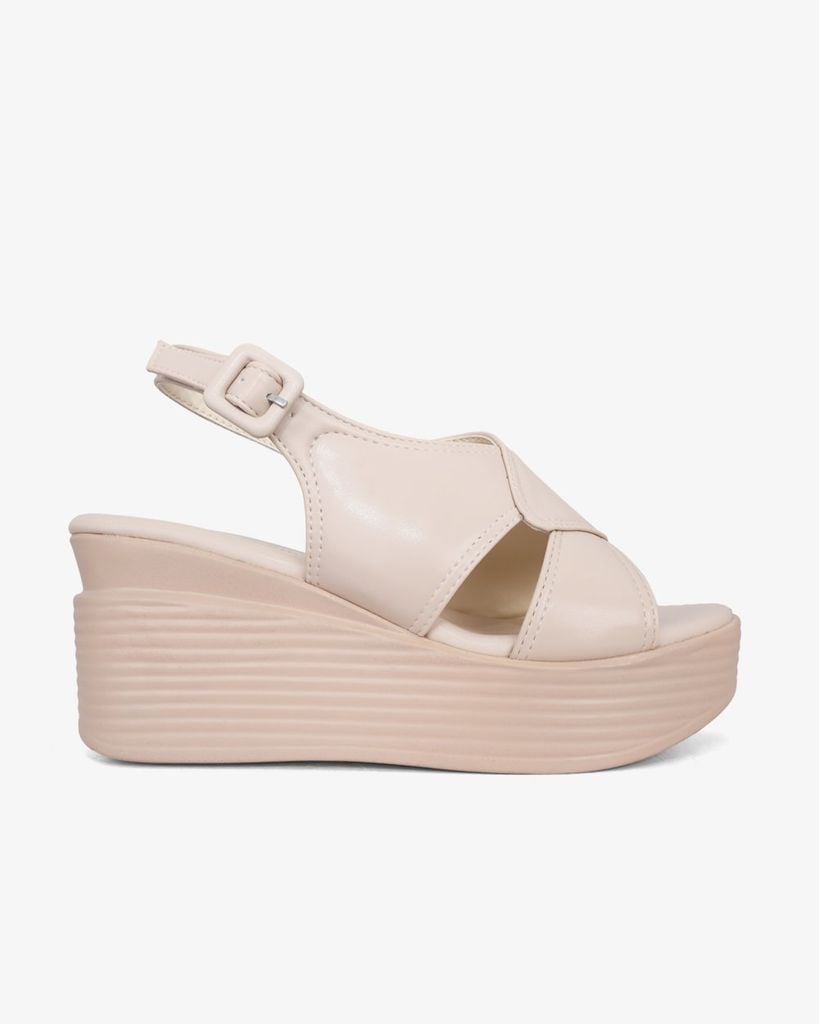Sandal Đế Xuồng Hạnh Dung Quai Đắp Hở Ngón HD1175AV
