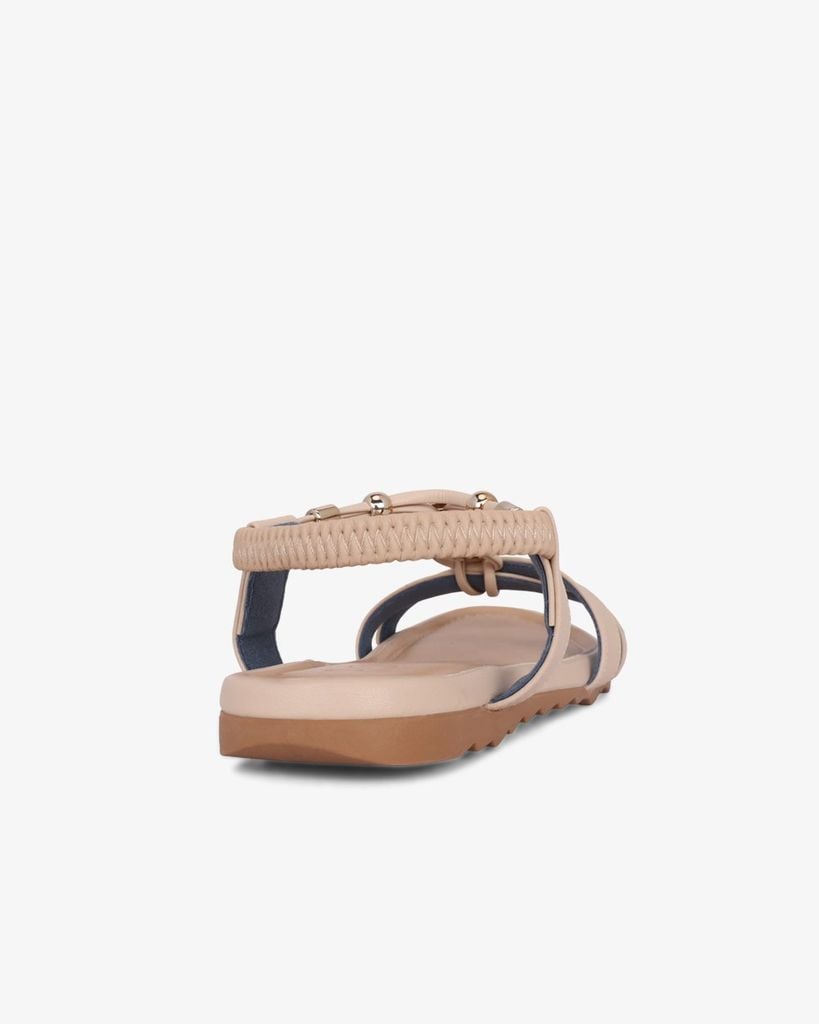 Sandal Xẹp Hạnh Dung Quai Chữ T Phối Đá Sang Trọng HD1177AV