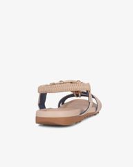 Sandal Xẹp Hạnh Dung Quai Chữ T Phối Đá Sang Trọng HD1177AV