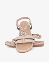 Sandal Xẹp Hạnh Dung Quai Chữ T Đính Bướm Pha Lê HD1178AV