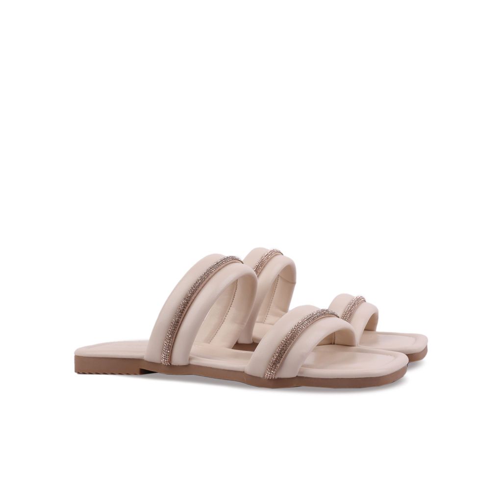 Dép Xẹp Hạnh Dung Hai Dây Ngang HD12231AM