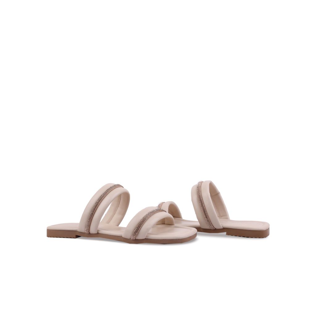 Dép Xẹp Hạnh Dung Hai Dây Ngang HD12231AM