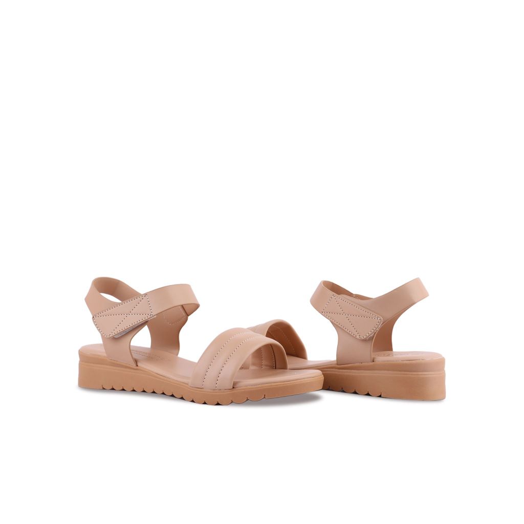 Sandal Đế Xẹp Hạnh Dung Bản Chỉ Nổi HD12246AM