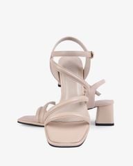 Sandal Cao Gót Hạnh Dung Gót Trụ Quai Dây Thanh Lịch HD12259AM