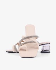 Dép Cao Gót Hạnh Dung Xỏ Ngón Gót Mica HD12264AM