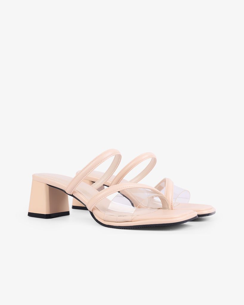 Dép Cao Gót Hạnh Dung Quai Mảnh Thanh Lịch HD12269AM