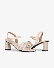 Sandal Cao Gót Hạnh Dung Quai Mảnh Đan Chéo HD12274AM