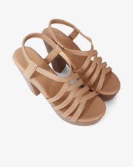 Sandal Cao Gót Hạnh Dung Quai Nhiều Dây Chéo HD12278AM