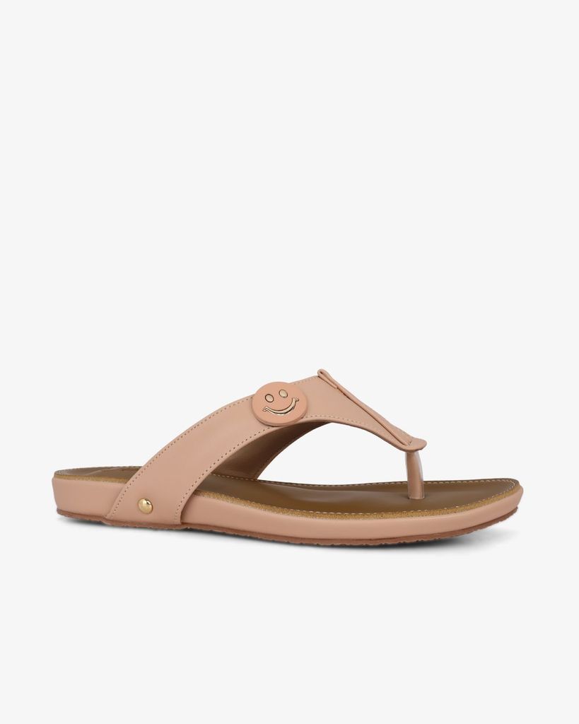 Dép Xẹp Hạnh Dung Kẹp Khóa Mặt Cười HD12283AM