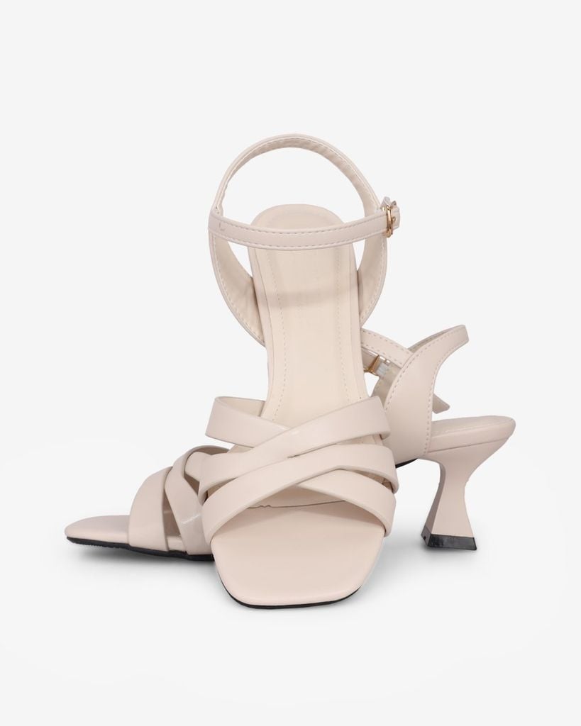 Sandal Cao Gót Hạnh Dung Ba Dây Chéo HD12286AM